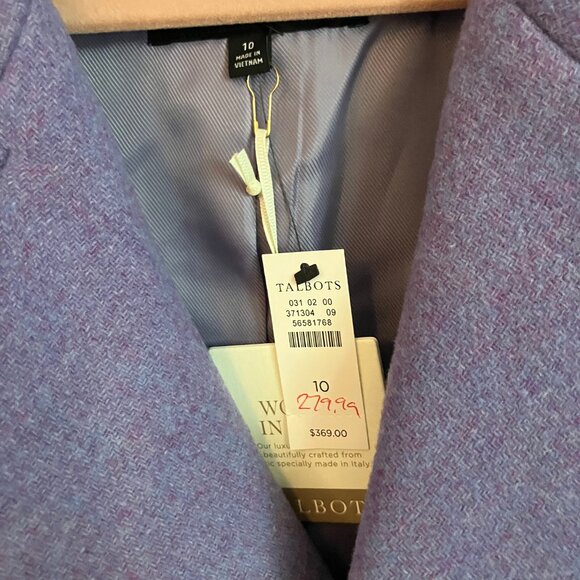 NWT Talbots Natalia Moto Coat - Picture 4 of 5